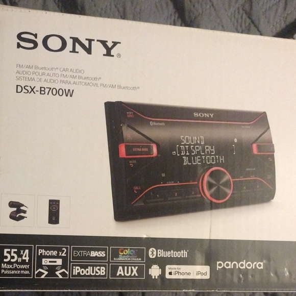 Sony Other - Sony DSX-B700W Car Stereo with Red Highlights